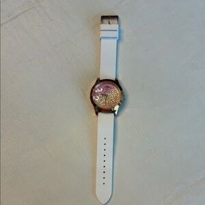 Guess White and Gold Women's Watch